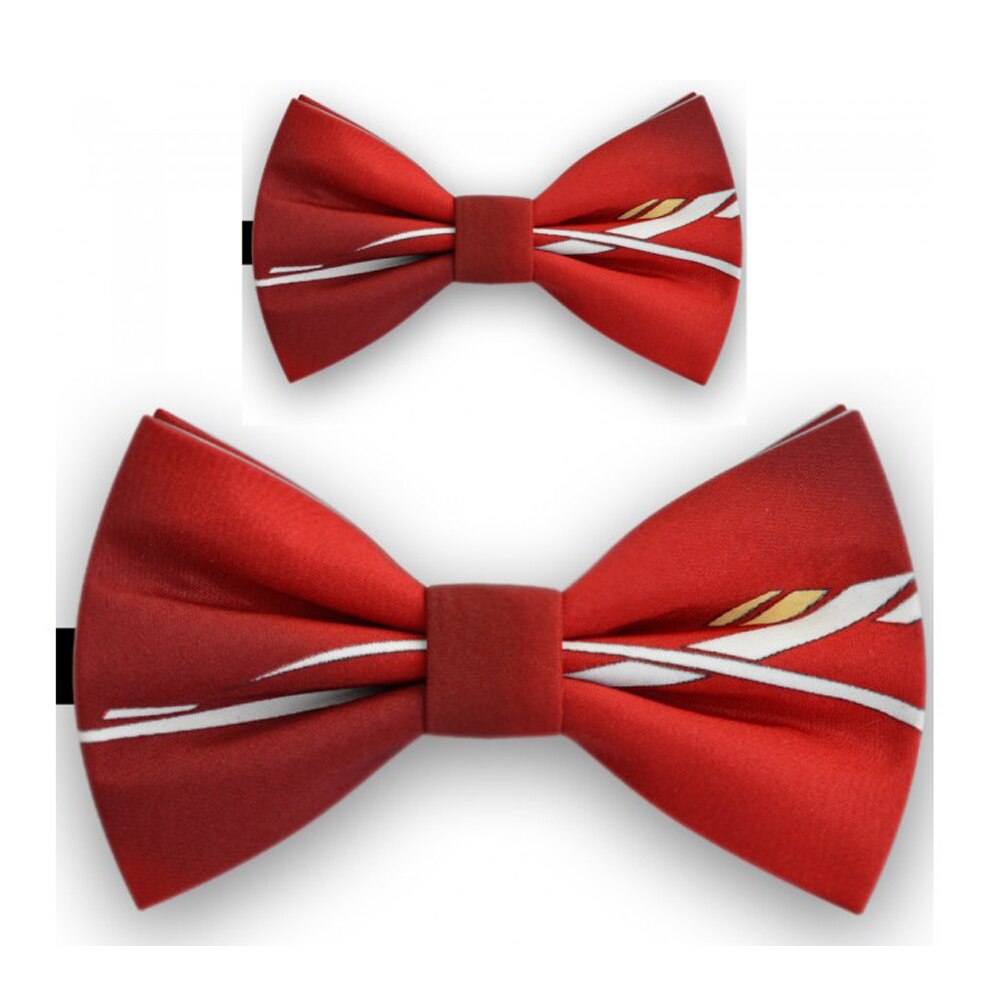 Papioane tata fiu, rosu, model contrastante