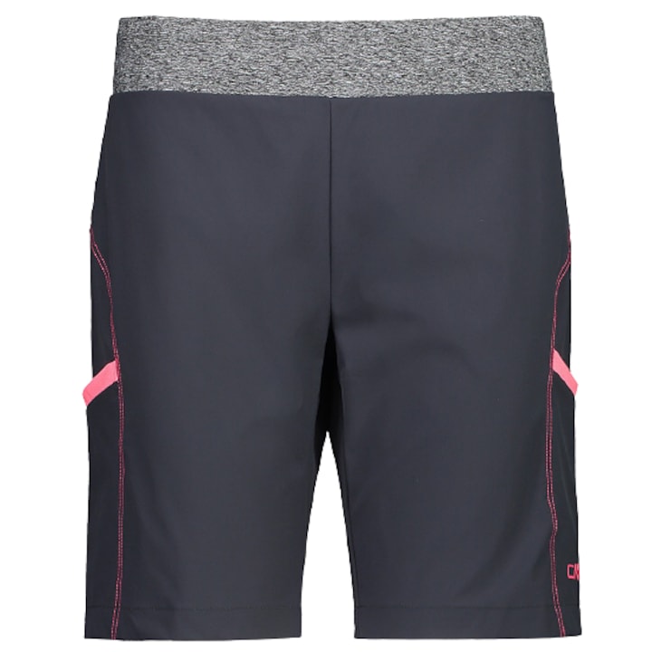 Női trekking rövidnadrág CMP, Antracitfekete/Antracitszürke
