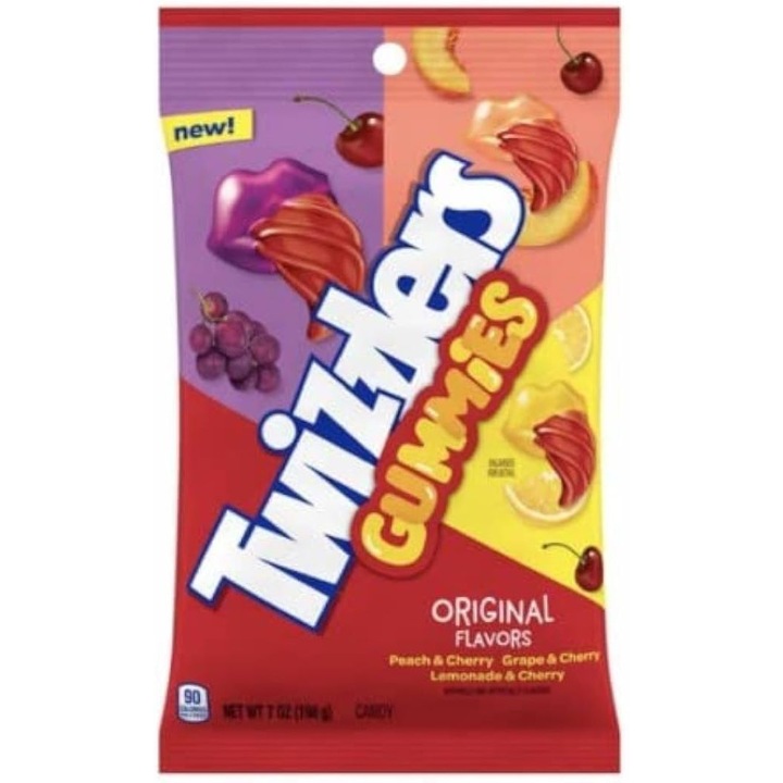 Jeleuri Twizzlers, Hershey's, mix piersici, cirese, struguri, 198g