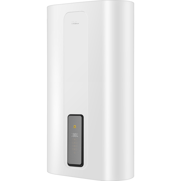 Boiler electric flat Haier ES100V-TF7W(EU), Wi-Fi, 100 litri, 3000W, 8 bar, IPX4, montare verticala/orizontala, Otel inox emailat, Clasa energetica B