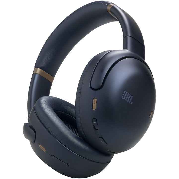 Слушалки Over-Ear JBL Tour One M3, Wireless, Bluetooth, ANC, Hi-Res, Multipoint, Spatial 360 Sound, Автономия 70 часа, Син