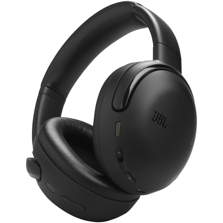Слушалки Over-Ear JBL Tour One M3, Wireless, Bluetooth, ANC, Hi-Res, Multipoint, Spatial 360 Sound, Автономия 70 часа, Черен