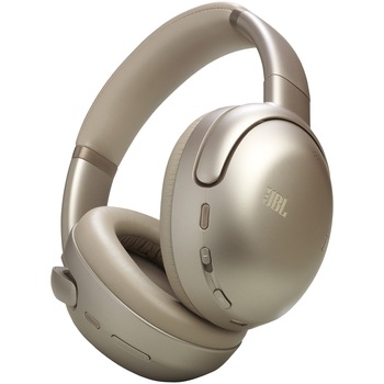 Casti Over-Ear JBL Tour One M3, Wireless, Bluetooth, ANC, Hi-Res, Multipoint, Spatial 360 Sound, Autonomie 70 ore, Bej