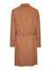 Бежово палто за бременни, удобна кройка, регулируема, полиестер