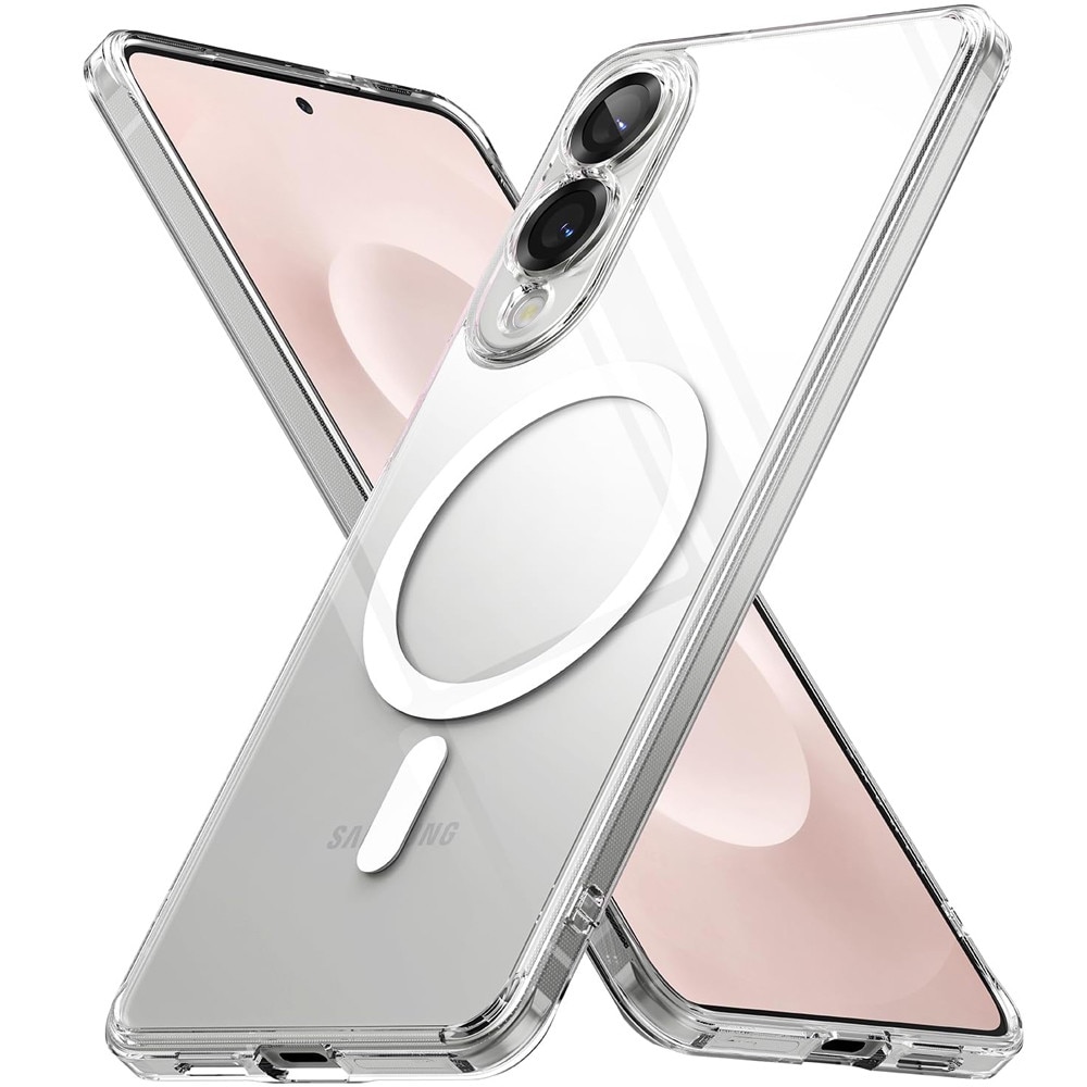 Husa protectie, GUIXUAN, Compatibil cu Samsung Galaxy S25 Edge, Policarbonat, MagSafe, Anti-zgarieturi, Transparent