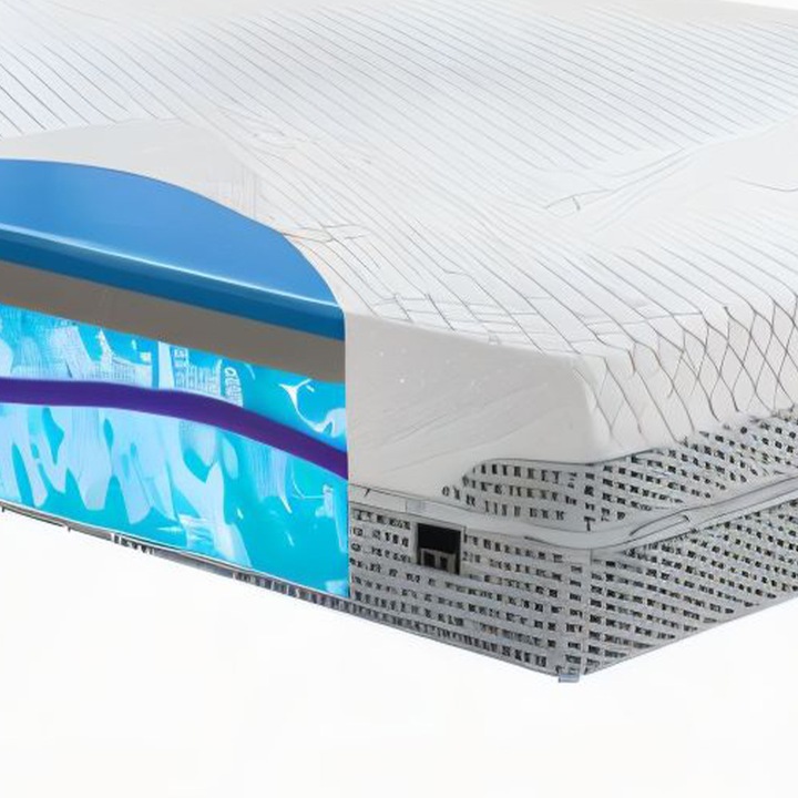 Body Line Hydrolatex Matrac 180x200 Pan Materac – levendula hab, hipoallergén, közepes keménységű