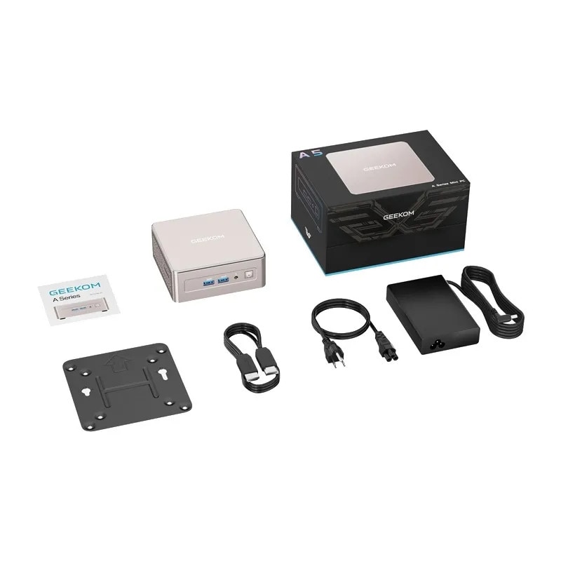 GEEKOM Mini PC A5 Ryzen 7 5825U 16GB RAM 512GB + Win11 Pro - eMAG.ro