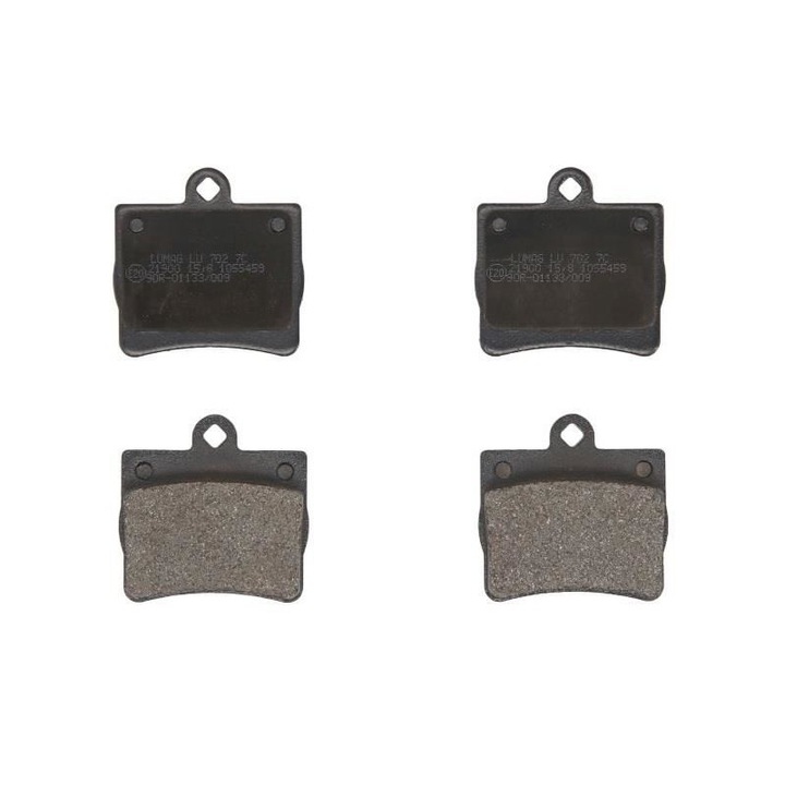 Trucktec Mercedes hátsó fékbetét készlet