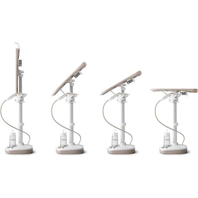 Masa si fier de calcat Philips Seria 6000 reglabila, fara pete de arsura garantat, 1800 W, operare practica, elimina pana la 99, 9% dintre bacterii si acarieni