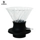 Smart Dripper V60 02, Dripper cafea cu infuzie reglabila, Kynetic®, Sticla borosilicata, Transparent