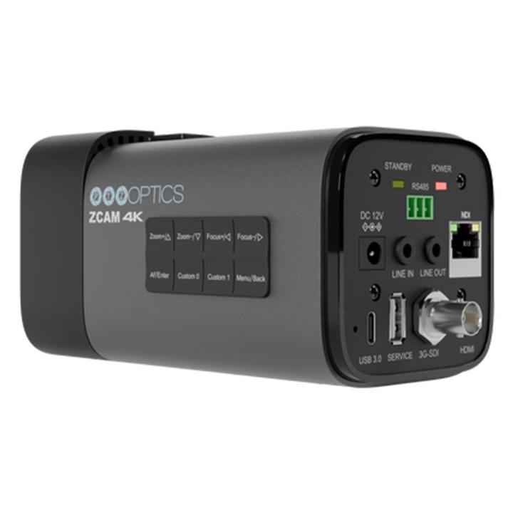 Camera studio PTZOptics, 4K60, 12 x zoom opticSDI, HDMI, USB-C, gri