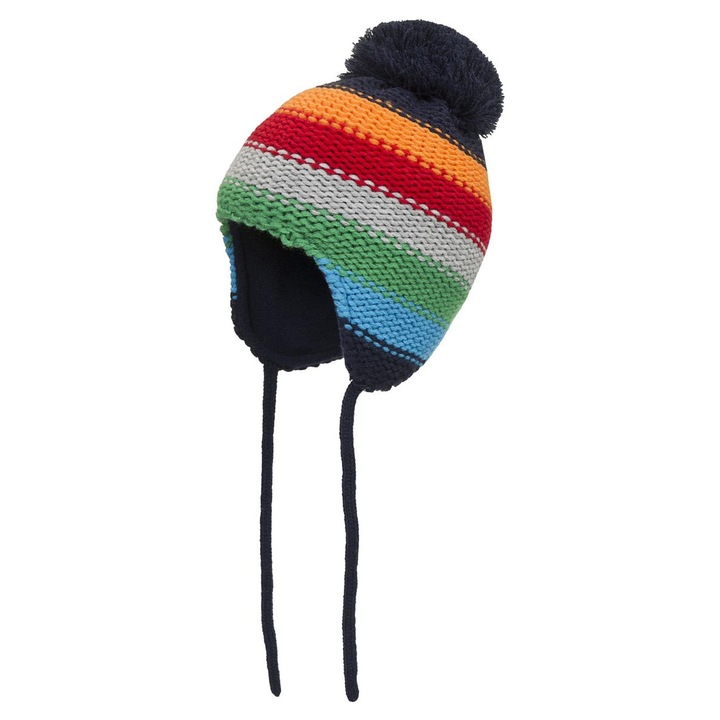 Caciula pentru bebelusi cu snur, Doll, bumbac, multicolor