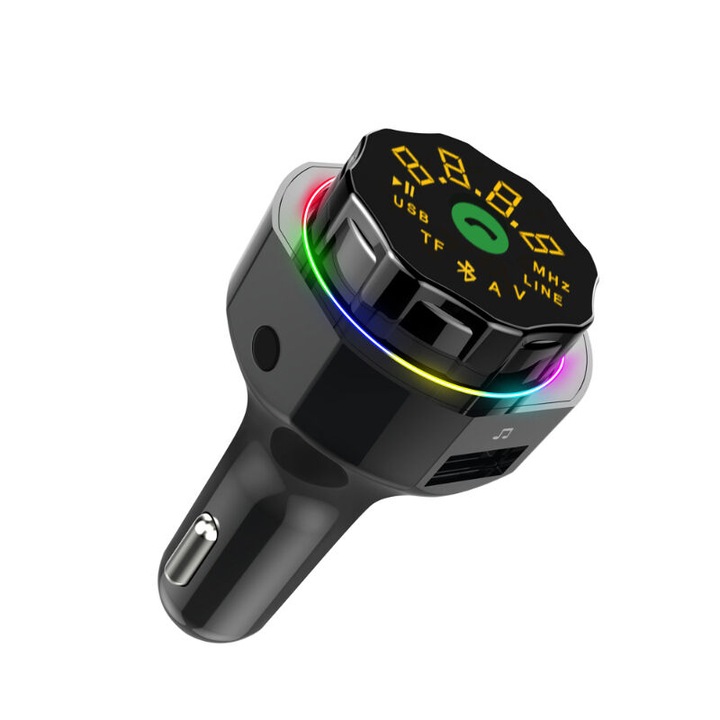 AP06S Fm transmitter dupla USB 12/24 V
