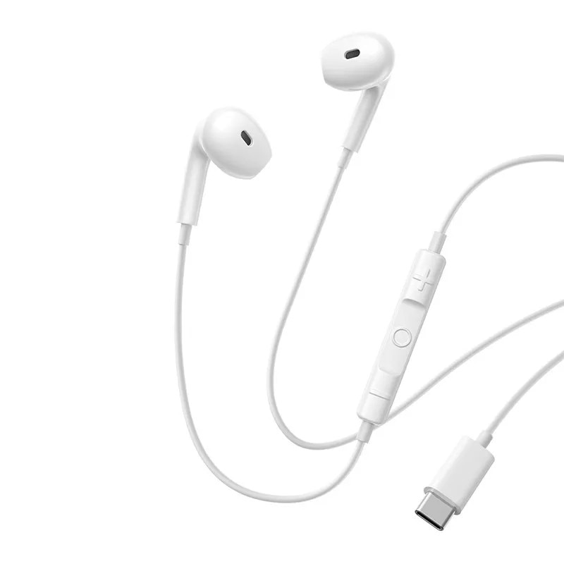 Baseus Encok CZ19 Casti In-Ear cu fir alb