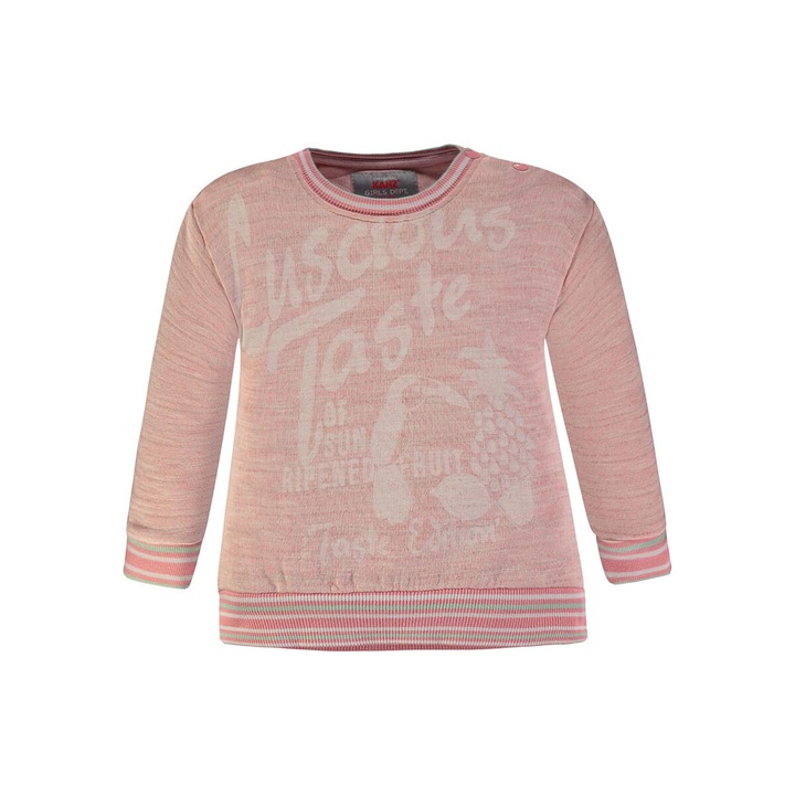 Bluza fete Kanz, bumbac, roz