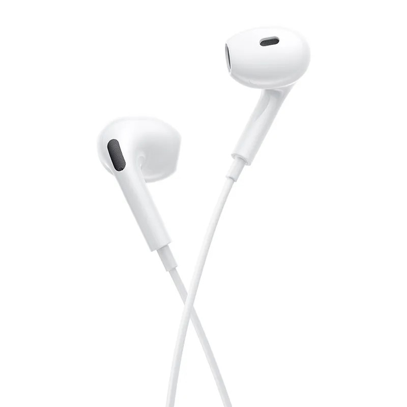 Baseus Encok HZ19 Casti in-ear cu fir alb