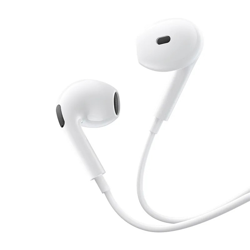 Baseus Encok HZ19 Casti in-ear cu fir alb