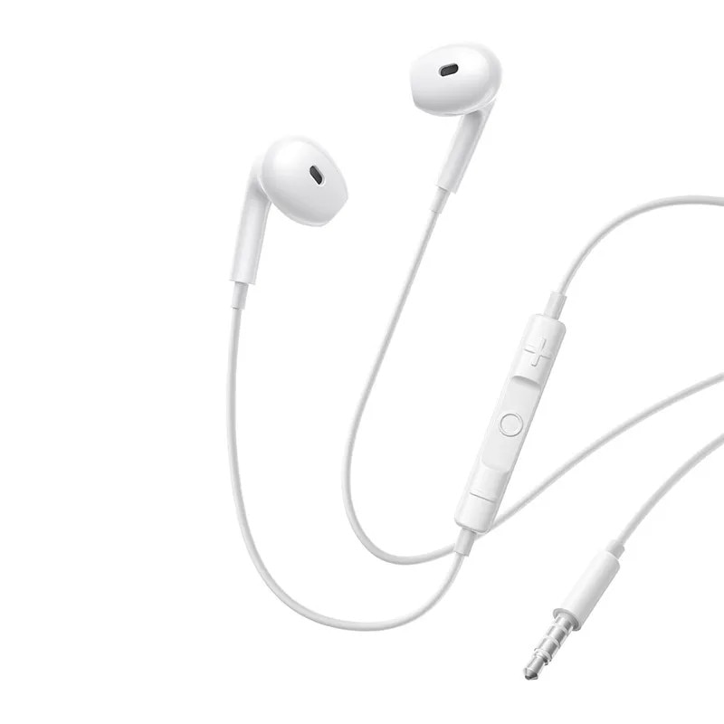 Baseus Encok HZ19 Casti in-ear cu fir alb