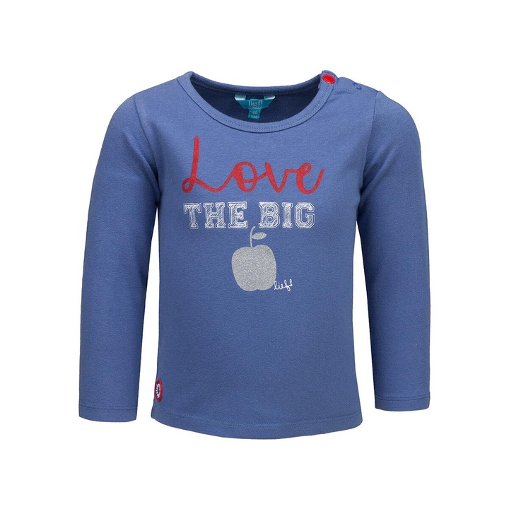 Lanyka bluz, Lief, kevert anyag, Kék