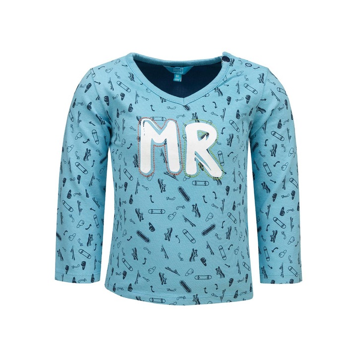 Fiú blúz, Lief, pamut/elasztán, kék
