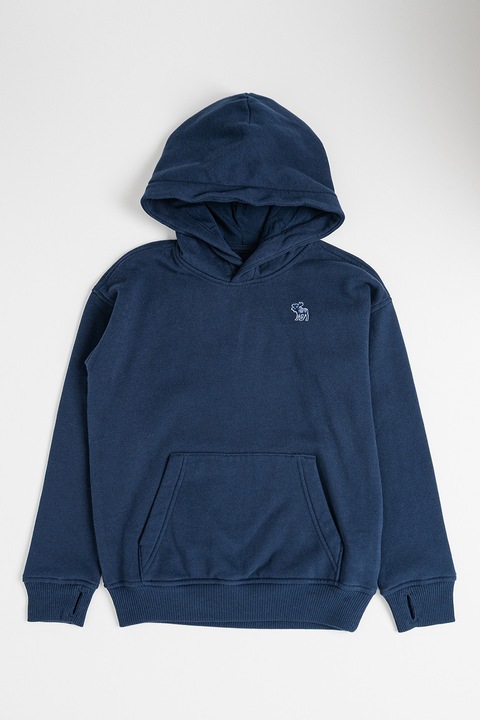 Abercrombie & Fitch, Худи с отвори за палците, Тъмносин