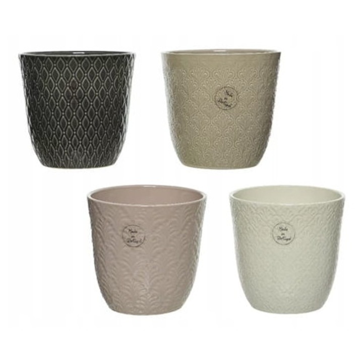 Ghiveci decorativ Kaemingk 13x13,5 cm multicolor