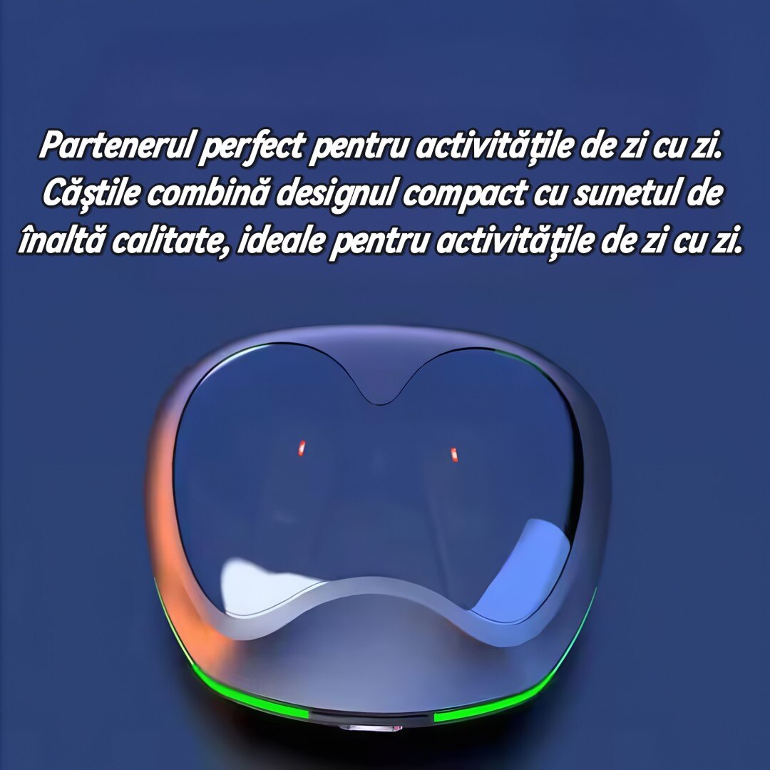 Casti wireless bluetooth, Audio, Fara fir, Bluetooth 5.4, Autonomie 80 ...