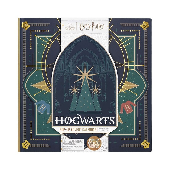 Calendar Paladone: Harry Potter - Hogwarts Pop-Up Advent Calendar, PP13876HP