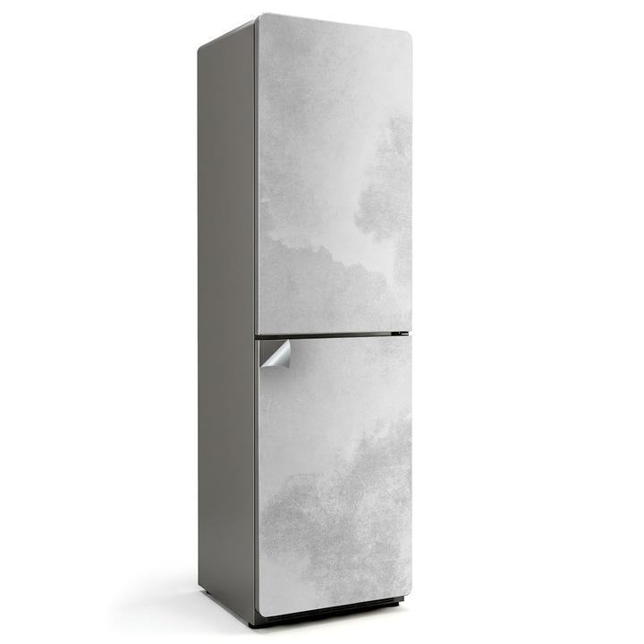 Autocolant frigider, Wallfluent, Model de textura abstracta, Gri, 60x205 cm, 010120180070000011259