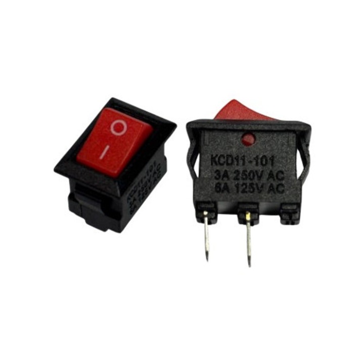 Intrerupator simplu ON-OFF 2 pini, 250V 3A, compatibil diverse aplicatii