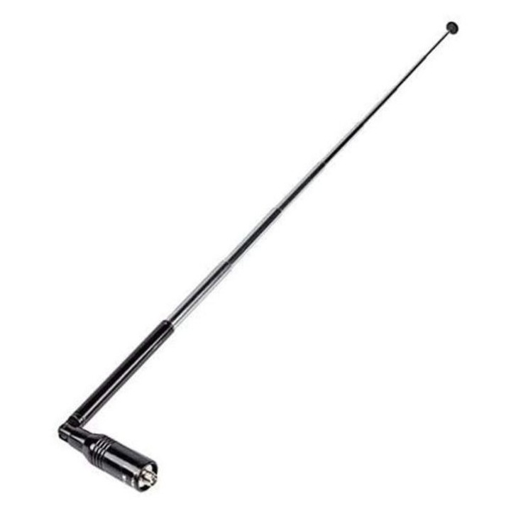 Телескопична антена THK-AMZ-774 SMA-F, женска, двубандова VHF/UHF за радиостанции Quansheng, Kenwood, Puxing, Baofeng, HYT, TYT, Linton, Weirwei, Wouxun