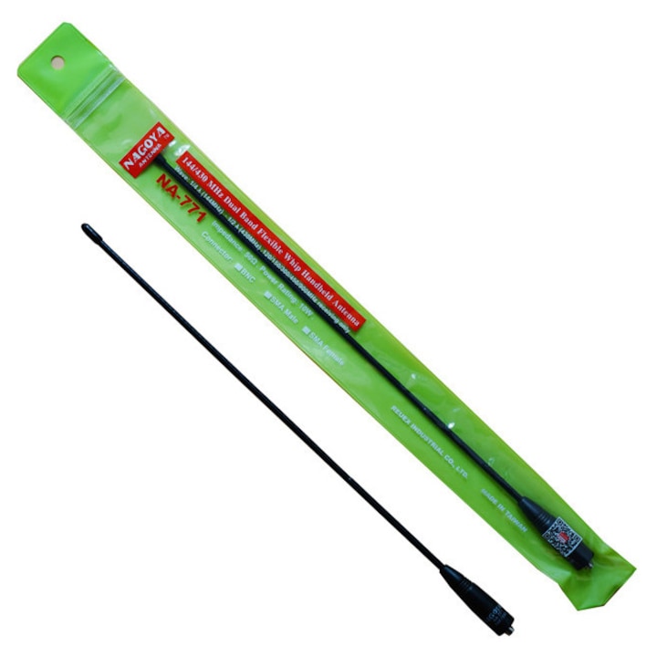 Nagoya NA-771 antenna, THK SMA-F női kétsávos VHF/UHF Kenwood, Puxing, Baofeng, Quansheng, HYT, TYT, Linton, Weirwei, Wouxun rádióállomásokhoz