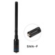 Телескопична антена THK-AMZ-774 SMA-F, женска, двубандова VHF/UHF за радиостанции Quansheng, Kenwood, Puxing, Baofeng, HYT, TYT, Linton, Weirwei, Wouxun