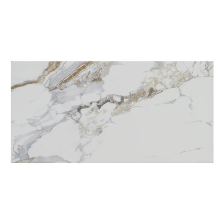 4 darabos öntapadós panelkészlet, bézs-arany márvány, lefedett terület 0,72 m², 30x60 cm