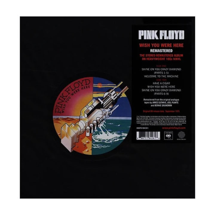 Pink Floyd - Wish You Were Here [180g LP reissue&remaster 2025 press] (vinyl 2016 Version)