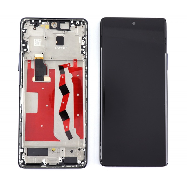 Съвместим Huawei Nova 10 OLED дисплей с черна рамка