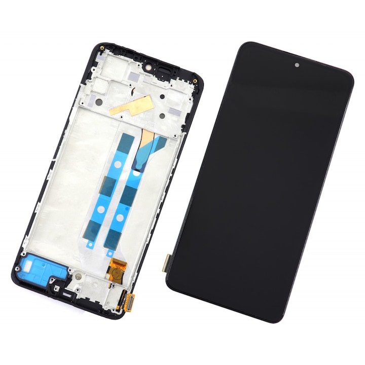 Display compatibil Xiaomi Redmi Note 11 Pro 5G OLED cu Rama Black Negru