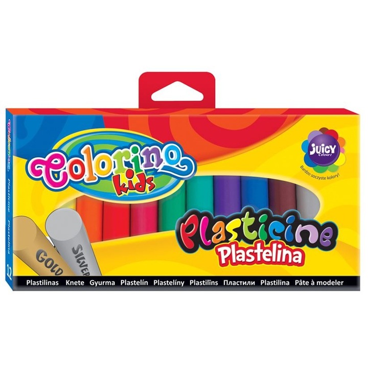 Комплект пластелин Colorino, 12 цвята