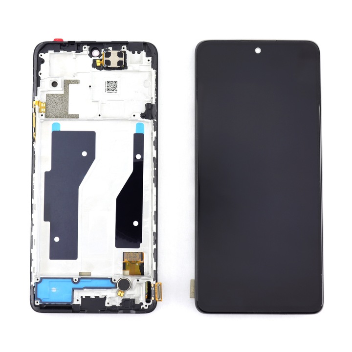 Display compatibil Xiaomi Redmi Note 10 Pro OEM OLED cu Rama Black Negru