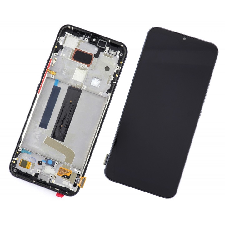 Съвместим дисплей Xiaomi Mi 10 Lite 5G OLED с рамка черен