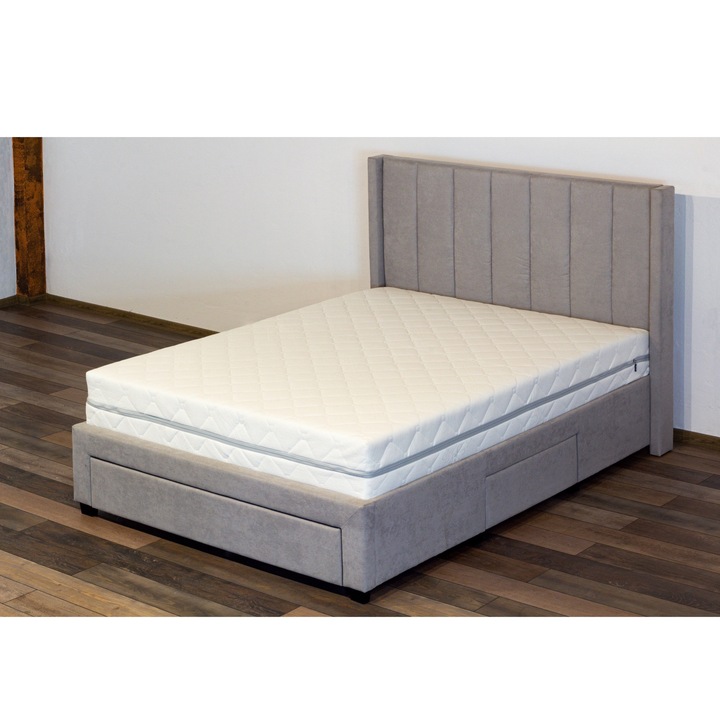 Матрак с мемори ефект METRU PATRAT, Square Meter Memory Dream, 90 x 190 x 19, с полиуретанова сърцевина и мемори пяна (Premium Memory Foam), технология MULTILAYER, сваляем и перещ се калъф, средна твърдост