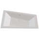 Pachet complet cada acril Besco Intima 150x85 DREAPTA - Masca Frontala, Masca Laterala, Cadru Metalic, Sifon Evacuare Automat, Cada de Baie, Tetiera Neagra