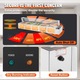 Гастронорм уред за затопляне на храна, 1700 W, 6 отделения, капацитет 7,5 л, идеален за кетъринг и бюфети