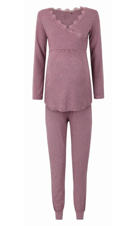 Pijamale dama Bellybutton Maternity, mov, pentru maternitate, XL INTL