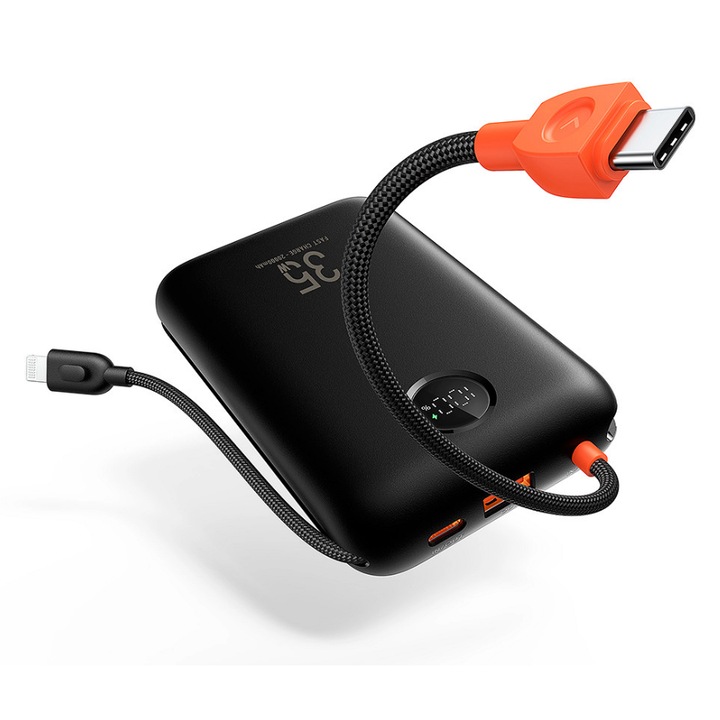 Powerbank cu Ecran Digital, Putere Maxima intr-un Design Compact VEGER K3 30.000mAh 35W PD