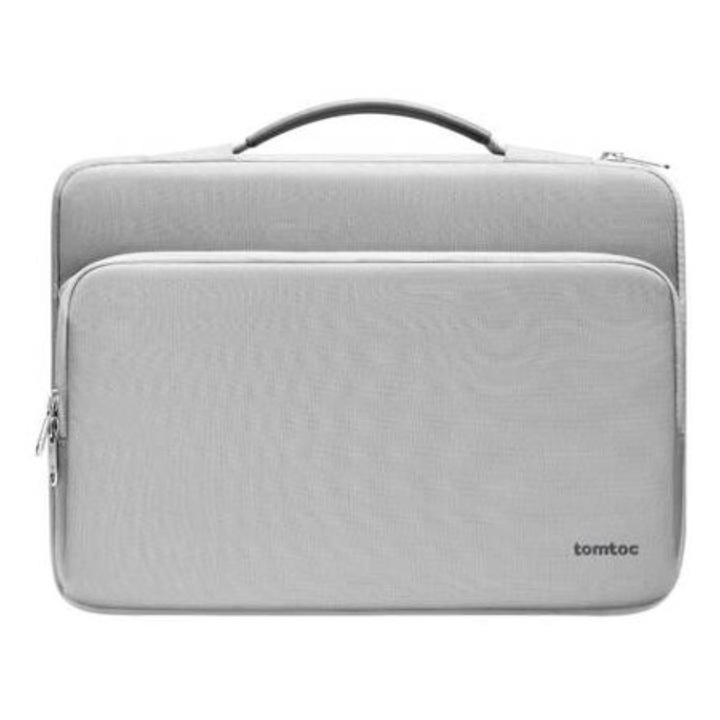 Geanta pentru laptop, tomtoc, 13 inch, Pentru MacBook Pro/Air, Gri