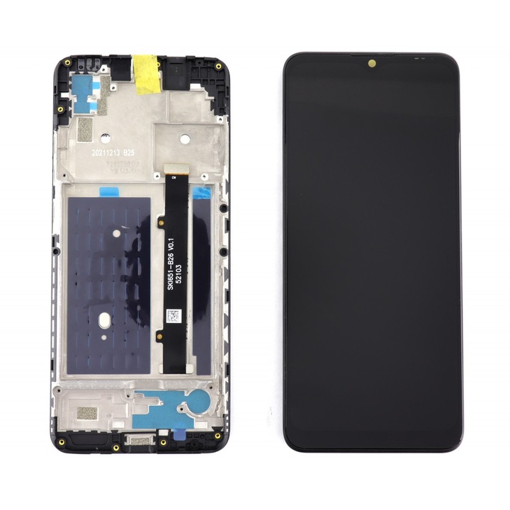 Дисплей Съвместим с ZTE Blade A51 с черна рамка