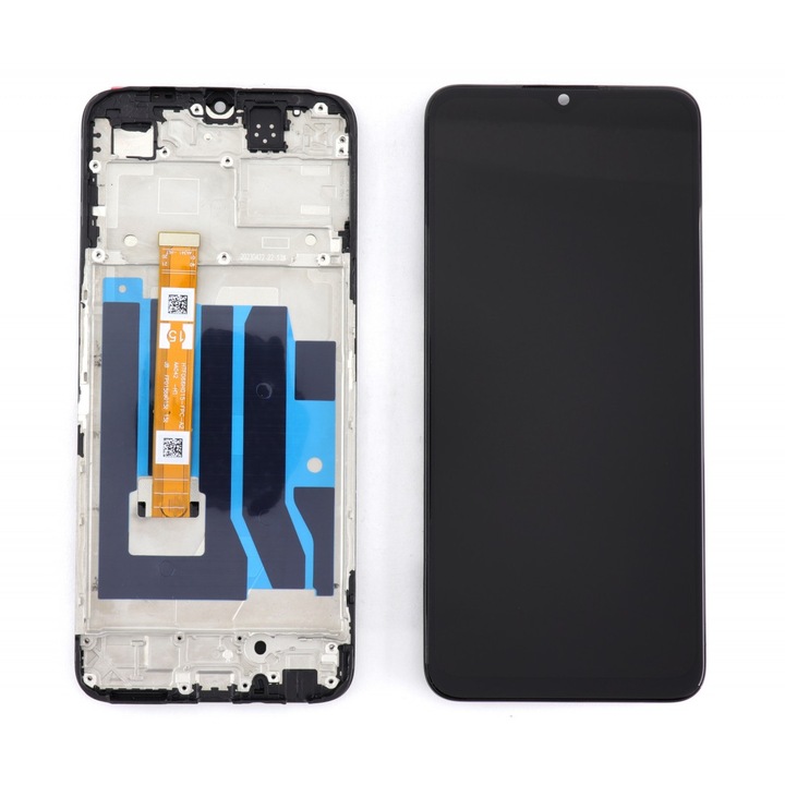 Дисплей, съвместим с Oppo A78 5G с черна рамка