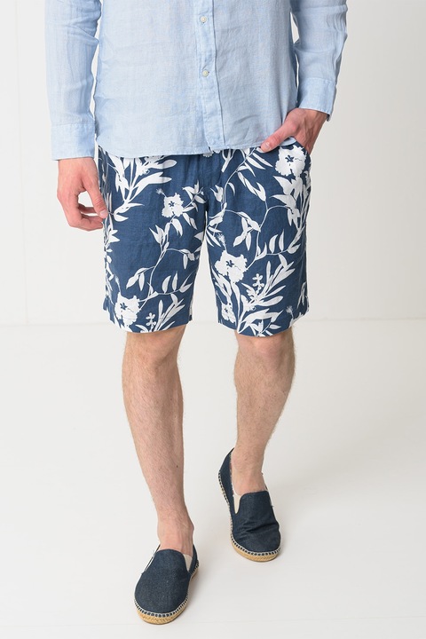 Tommy Hilfiger, Ленени бермуди Harlem, Тъмносин/Мръснобял