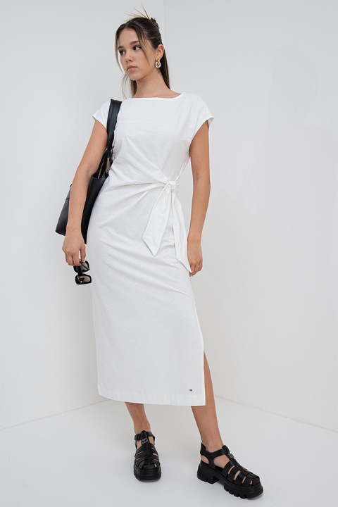 Tommy Hilfiger, Biopamut midiruha, Törtfehér, 3XL